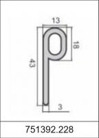 Профиль Р-образный силиконовый 751392.228